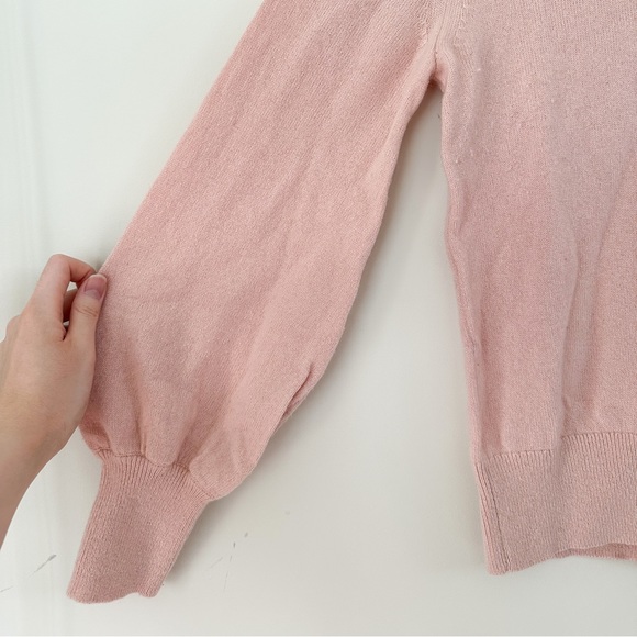 Everlane lantern sweater cashmere rose pink xs - Picture 2 of 4